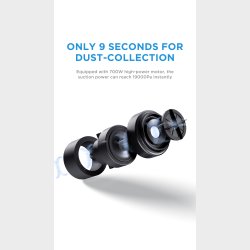 MIDEA S8+ ROBOTIC VACUUM CLEANER LIDAR NAVI, 5200mAH, 180MIN, 250M2,65dB.