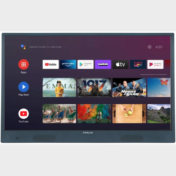 FINLUX 32" ANDROID BATTERI TV HD LED TV, BLUETOOTH, CHROMECAST