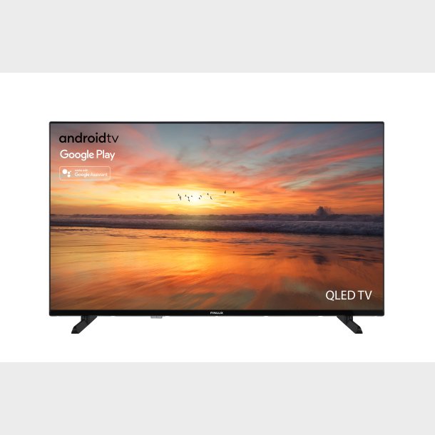 FINLUX 43" ANDROID 11 UHD QLED TV GOOGLECAST, 250 NITS, BLUETOOTH