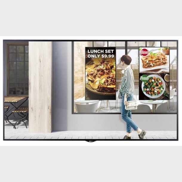 LG 55" SIGNAGE FHD SHINE OUT IPS 24/7, 2,500CD/M2