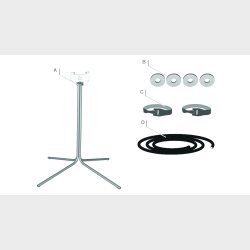 FLOORSTAND 32_43 CHROME LOEWE UNIV. FLOOR STAND