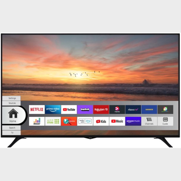 FINLUX 75" UHD LED TV SMART DVB-T2/C/S2, HOTEL-MODE, VIAPLAY/NETFLIX