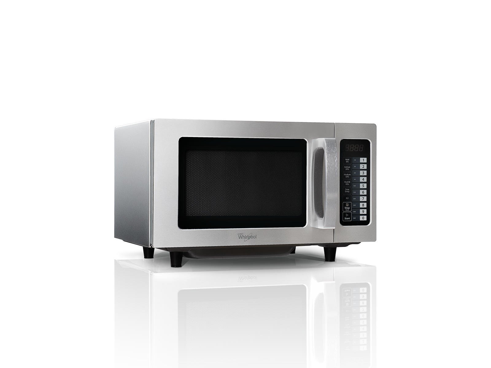 WHIRLPOOL PRO MIKROOVN, 1000W 25 L., LED DISPLAY, 10 PROGRAMMER