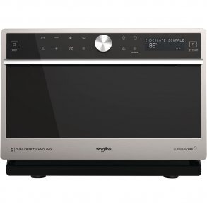 WHIRLPOOL 33 l. MWO, RUSTFRI 1000 W, GRILL, DUAL CRISP, KOMBI 