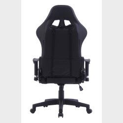 GAME YS GAMING CHAIR VOKSEN SORT PVC L�DER, RGB LYS