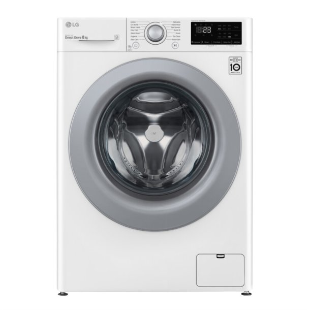 LG WM 8 KG, C, AI DIRECT DRIVE SLVLGE, CENT.EVNE B, 63kWh/R