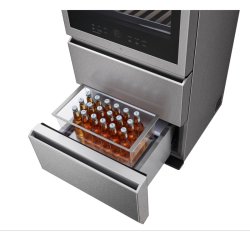 LG SIGNATURE VINSKAB, E, 335 L. (236/99) 65 FL. 3 ZONER, AUTO-OPEN, 1793x700x735 