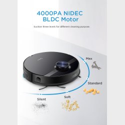 MIDEA M7 PRO ROBOTIC VACUUM CLEANER LIDAR NAVI, 5200mAH, 180MIN, 250M2,65dB.