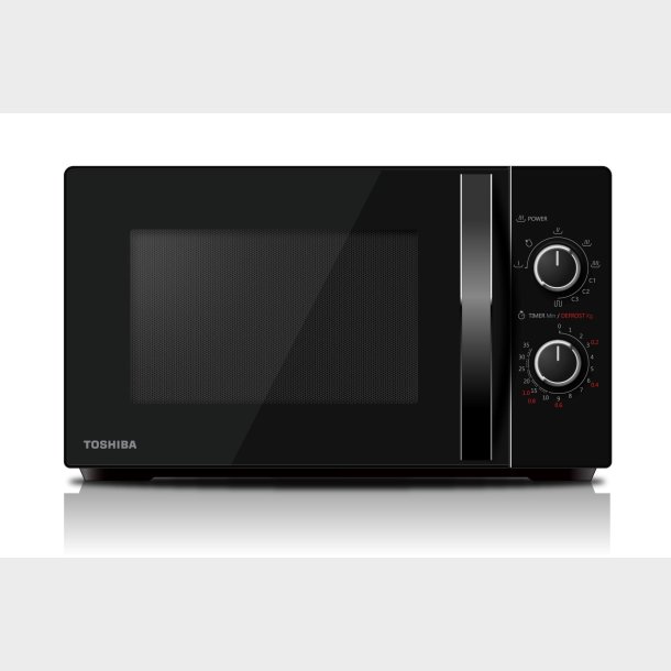 TOSHIBA MWO, GRILL 20 L., SORT MEKANISK, 5 TRIN, 1000/800 W, 440*357*25