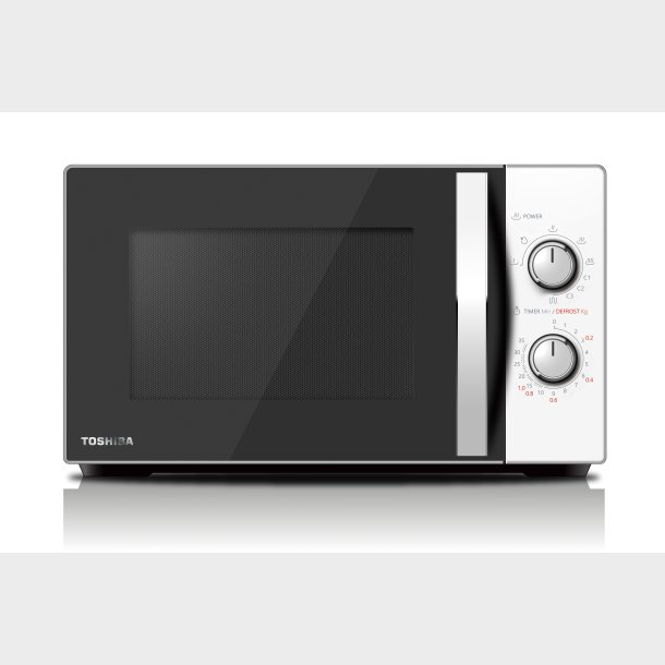 TOSHIBA MWO, GRILL 20 L., HVID MEKANISK, 5 TRIN, 1000/800 W, 440*357*25