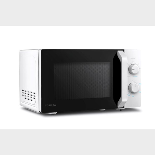 TOSHIBA MWO, 20 L., 800 W, HVID MEKANISK, 5 TRIN, TIMER, 440*357*259