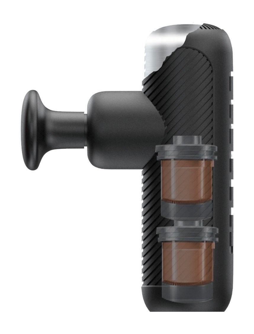 ELEEELS P2 AZURE POCKET MASSAGE GUN 4 SPEED, 4 APPLICATORS