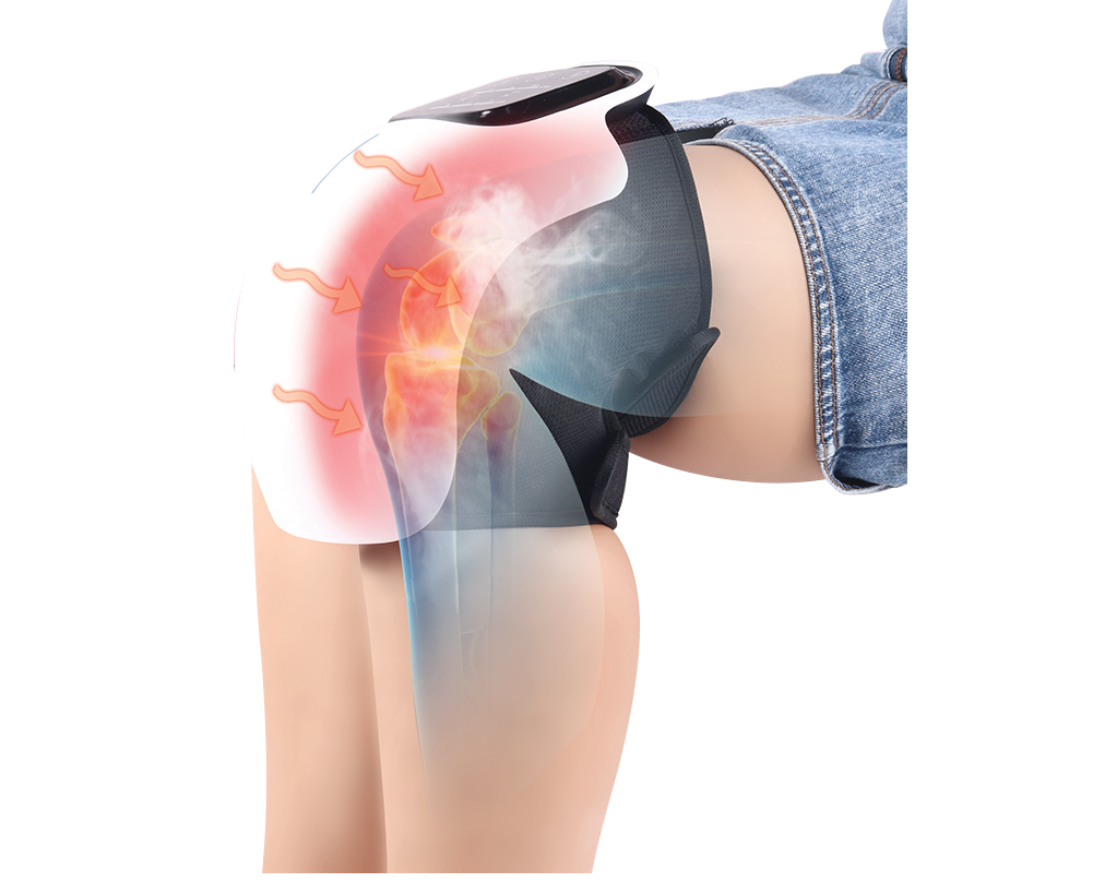 ELEEELS R3 KNEE MASSAGER INFRARED, VIBRATION, HOT COMPRESS