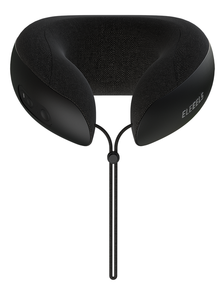 ELEEELS R5 NECK CARE MASSAGER HOT COMPRESS, CLAMPING MECHANISM