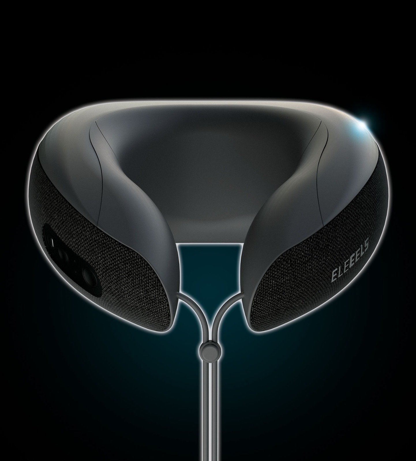 ELEEELS R5 NECK CARE MASSAGER HOT COMPRESS, CLAMPING MECHANISM