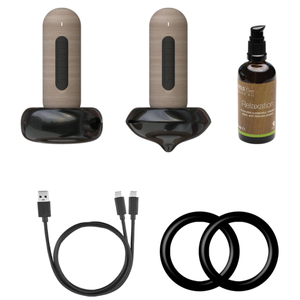 ELEEELS S2 HOT STONE MASSAGE WAND 4 HEAT LEVELS, 7 MASSAGE SKILLS