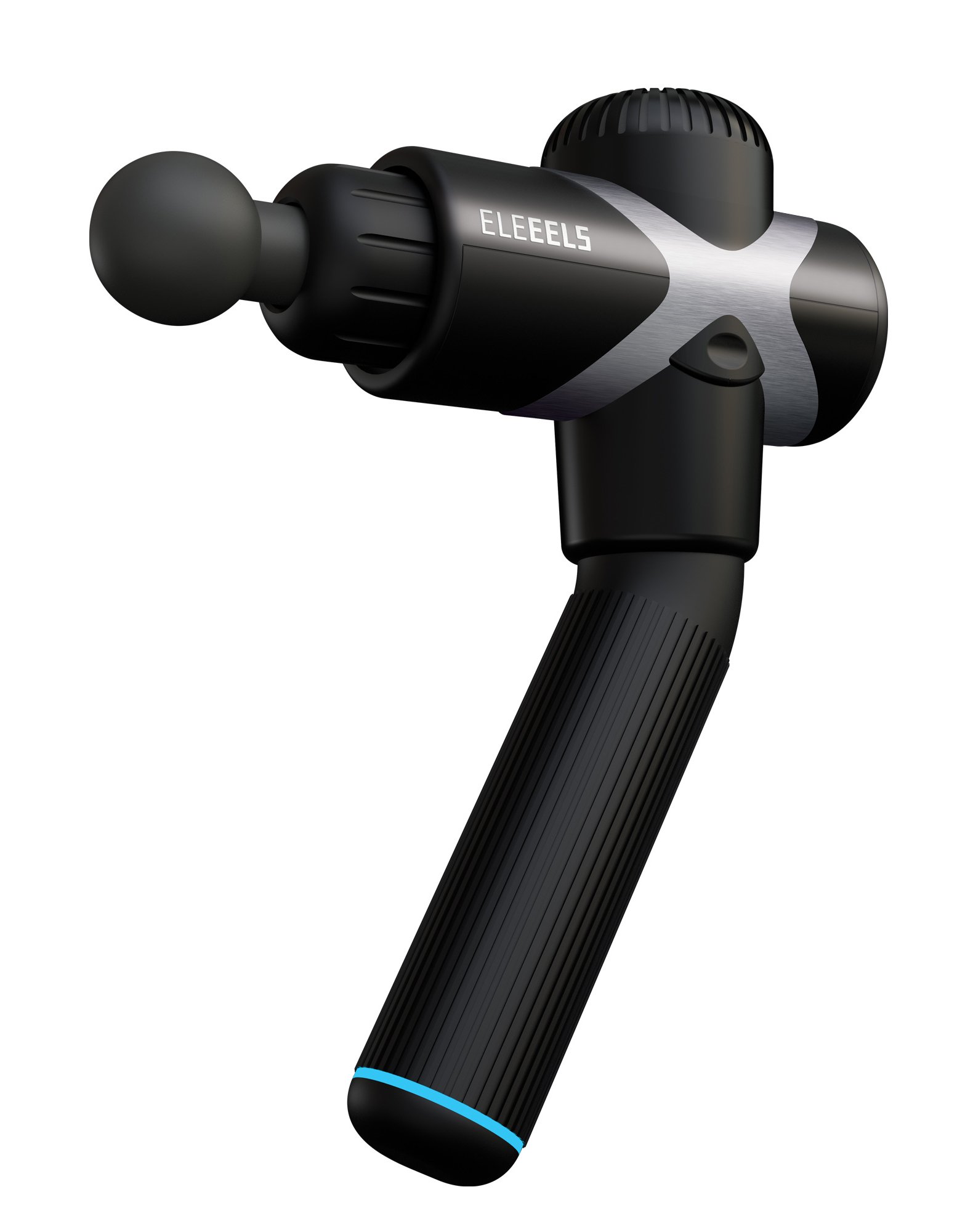 ELEEELS X1-T BLACK THERAPY GUN MASSAGE, 4 APPLICATORS, 6 SPEED