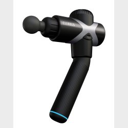 ELEEELS X1-T BLACK THERAPY GUN MASSAGE, 4 APPLICATORS, 6 SPEED