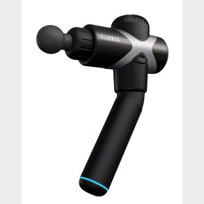 ELEEELS X1-T BLACK THERAPY GUN MASSAGE, 4 APPLICATORS, 6 SPEED