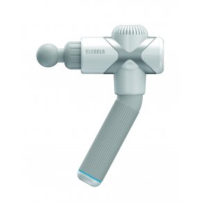 ELEEELS X1-T WHITE THERAPY GUN MASSAGE, 4 APPLICATORS, 6 SPEED