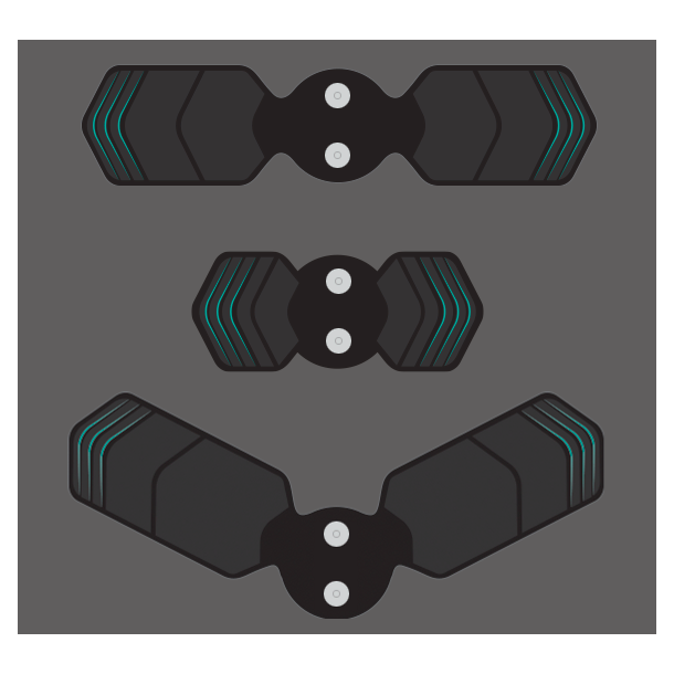 ELEEELS M1P EMS PADS 3 EXTRA PADS FOR M1